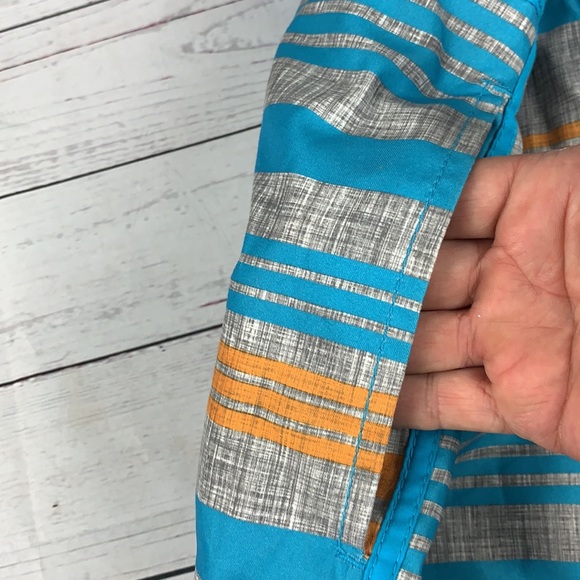 OP teal & orange swim trunks size XL - Picture 6 of 10